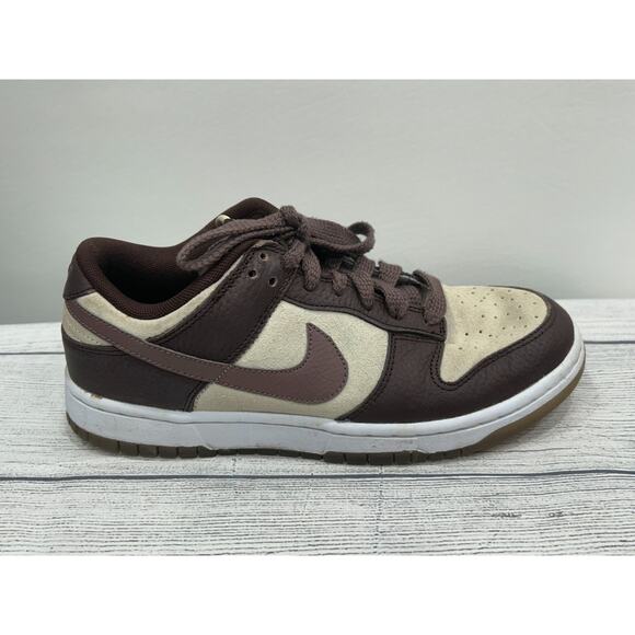 Nike Womens Dunk Low Coconut Milk Plum Eclipse Sneaker Shoe‎ FJ4734-100 Size 7 - Picture 5 of 12